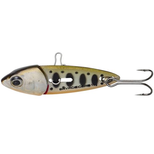 Savage Gear Blyskáč Switch Blade Minnow Olive Smolt