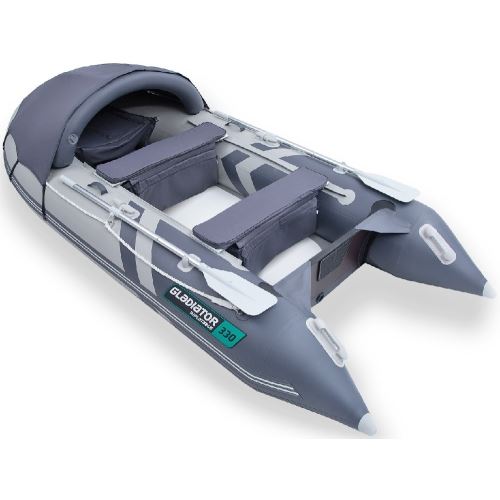 Gladiator Čln Nafukovací Active C330 AD Šedo-Sivý