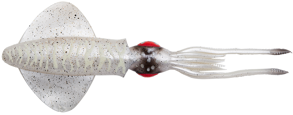 Savage gear 3d swim squid sinking white glow cuttlefish - 2 ks 18 cm 32 g