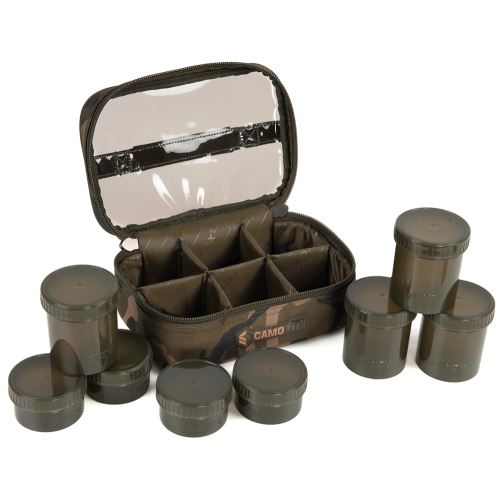 Fox Puzdro Camolite 8 Pot Hookbait Case