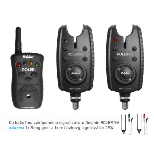 Delphin Sada Signalizátorov Roler 9V + CSWII + Snag-Gear Al
