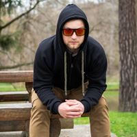 Giants Fishing Mikina So Zipom A Kapucňou Čierna (1)