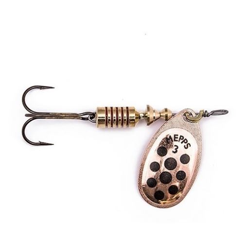 Mepps Rotačka Aglia Decorees Medená Čierna Bodka