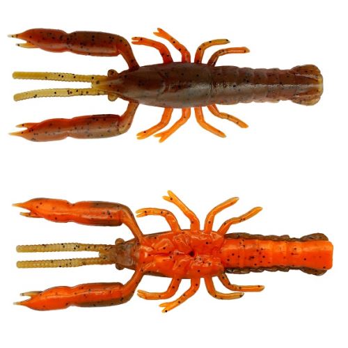 Savage Gear Gumová Nástraha 3D Crayfish Rattling Brown Orange 8 ks