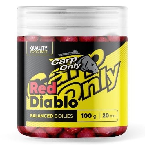 Carp Only Vyvážené Boilies Balanced Red Diablo 100 g