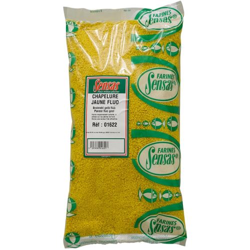 Sensas Anglická Vločka Žltá Chapelure Fluo Jaune 700 g