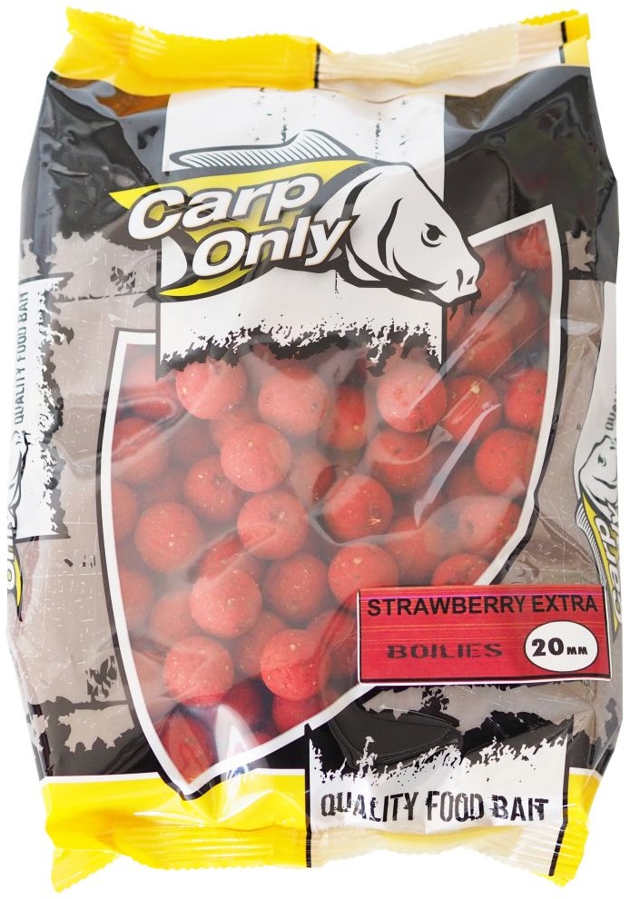 Carp only boilies strawberry extra - 1 kg 20 mm