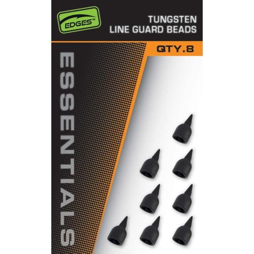 Fox Zarážky Edges Essentials Tungsten Line Guard Beads 8 ks