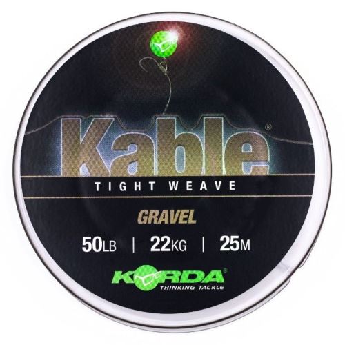 Korda Olovená Šnúra Kable Tight Weave 7 m