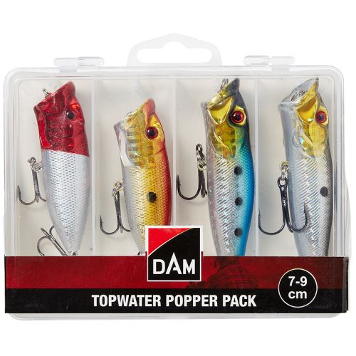 Dam Sada Woblerov Topwater Popper Pack 7-9 cm