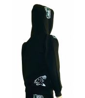 R-spekt Detská Mikina Zipsová S Kapucňou Carper Kids Black (3)