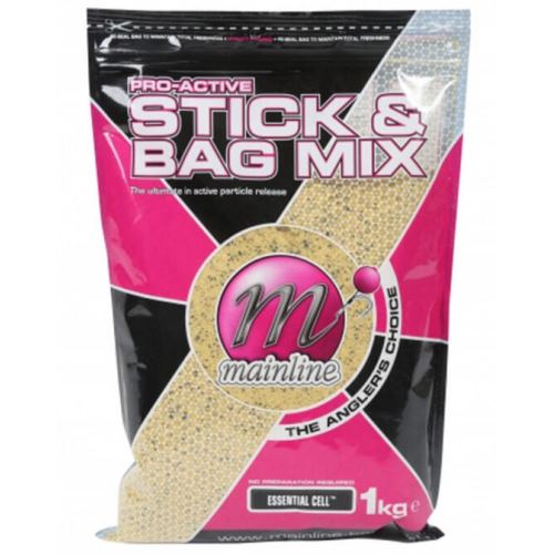 Mainline Vnadiaca Zmes Pro-Active Stick and Bag Mix Essential Cell 1 kg