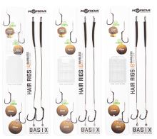 Korda Náväzec  Basix Hair Rigs Wide Gape Barbless 2 ks (1)