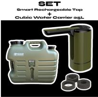 Holdcarp Set Automatická Pumpa Smart Rechargeable Tap + Kanister Cubic Water Carrier 25 l (4)