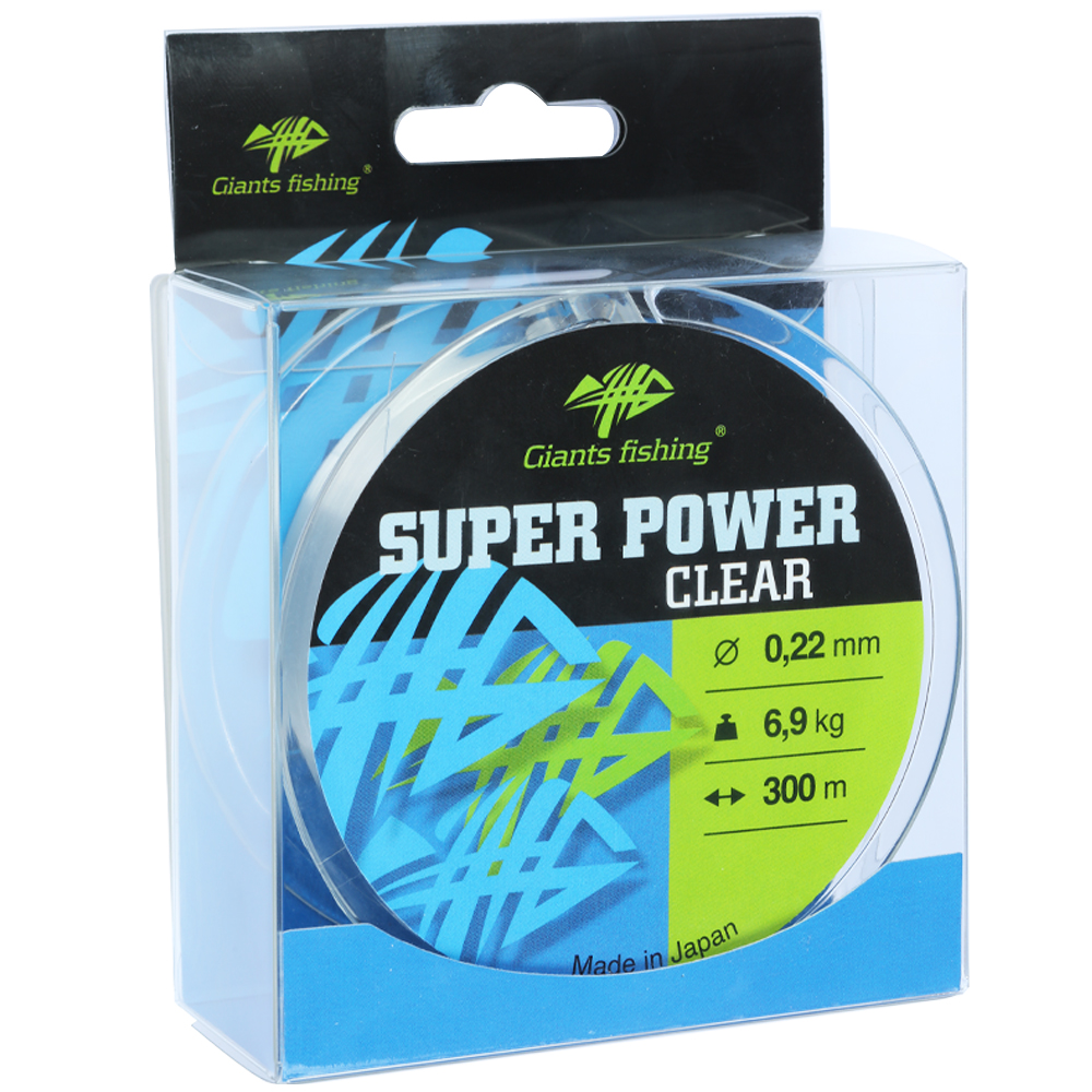 E-shop Giants fishing vlasec super power clear 300 m - 0,16 mm 3,7 kg