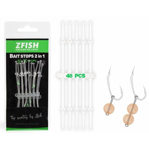 Zfish Zarážky Silicone Boilie Stops 16-30 mm 48 ks