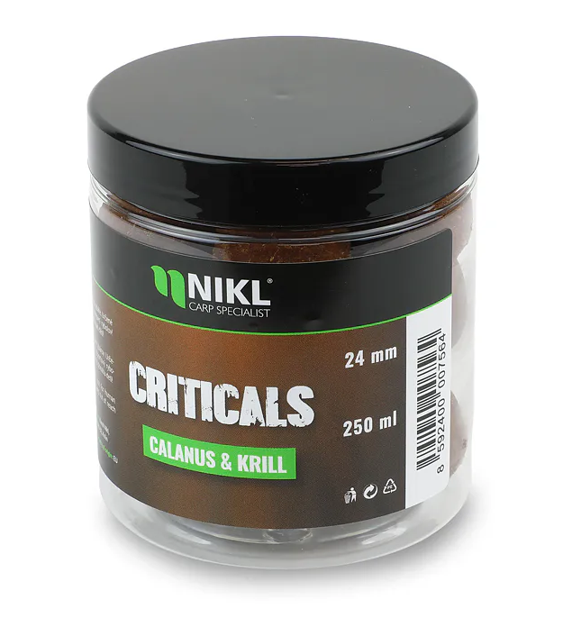 Nikl criticals boilie calanus & krill 250 ml - 20 mm
