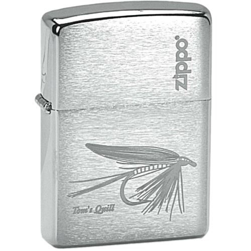 Zippo Benzínový Zapaľovač Tom´s Quill Brúseený