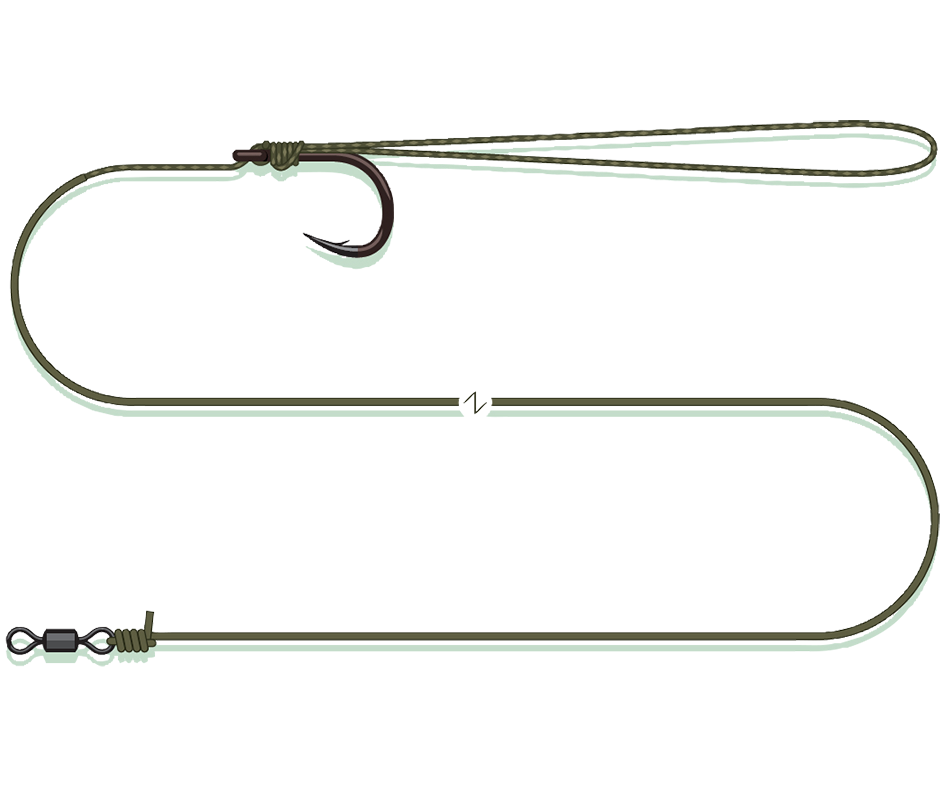 E-shop Madcat náväzec coated pellet rig sinking - 0,75-1,2 mm - 60 cm 2/0
