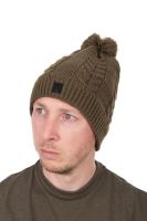 Fox Čiapka Khaki Knitted Bobble (2)
