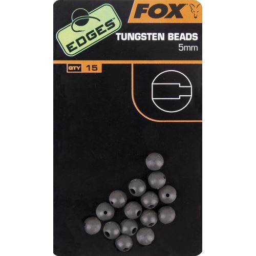 Fox Korálky Edges Tungsten Beads 5 mm 15 ks