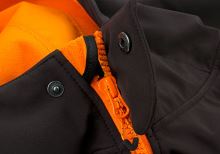 Fox Bunda Softshell Jacket Black/Orange (2)