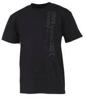 Savage Gear Tričko Vertical Logo Tee Black - XL