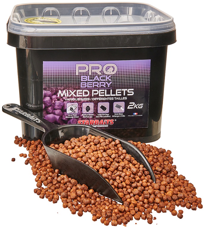 Starbaits pelety pro blackberry mixed 2 kg