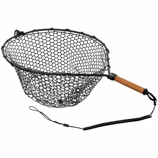 E-shop Fencl muškársky podberák king xxl natur so silikónovou sieťou 68x54 cm