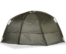 Nash Bivak Titan Hide Pro + Moskytiérový Predný Panel Mozzi Infill+ Nepremokavý Predný Panel Waterproof Infill + Zimný Prikrývka Overwrap (3)