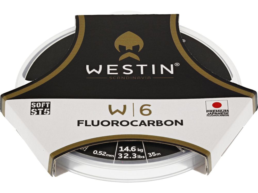 Westin fluorocarbon w6 st5 soft clear 35 m - 0,73 mm 27,7 kg