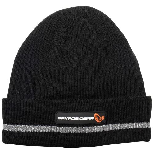 Savage Gear Čiapka Refles Beanie One Size Black Reflex