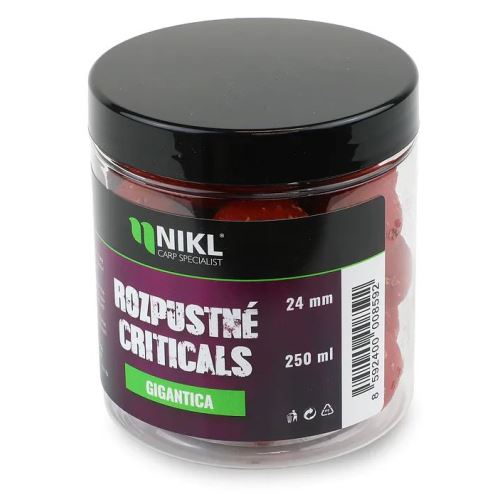Nikl Rozpustné Criticals Boilie Gigantica 250 ml