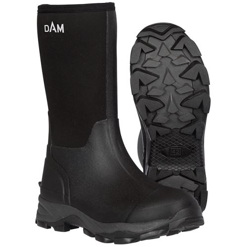 Dam Čižmy Tira Boots Rubber Neoprene Black