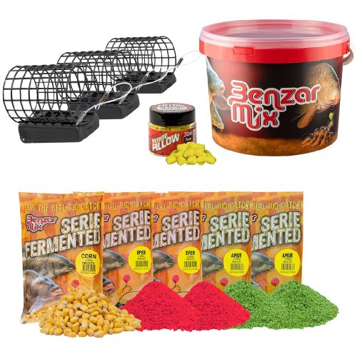 Benzar Mix Set Kŕmenie Pre Kapry A Amury S Vedierkom