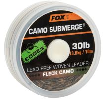 Fox Náväzcová Šnúrka Edges Submerge Fleck Camo Leader 10 m-Priemer 30 lb / Nosnosť 13,6 kg