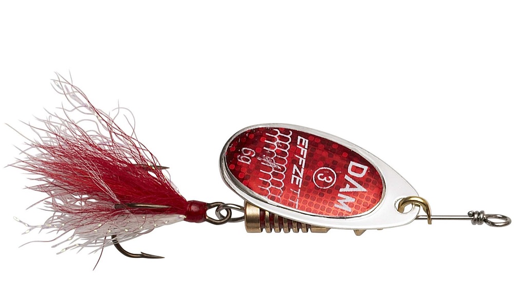 Dam blyskáč effzett standard spinner dressed reflex red - veľkosť 2 - hmotnosť 4 g