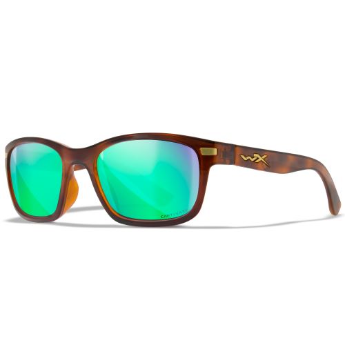 Wiley X Polarizačné Okuliare Helix Captivate Polarized Green Mirror Amber Gloss Demi