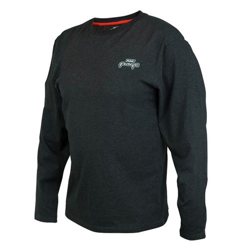 Fox Rage Tričko Black Marl Tee Long Sleeve