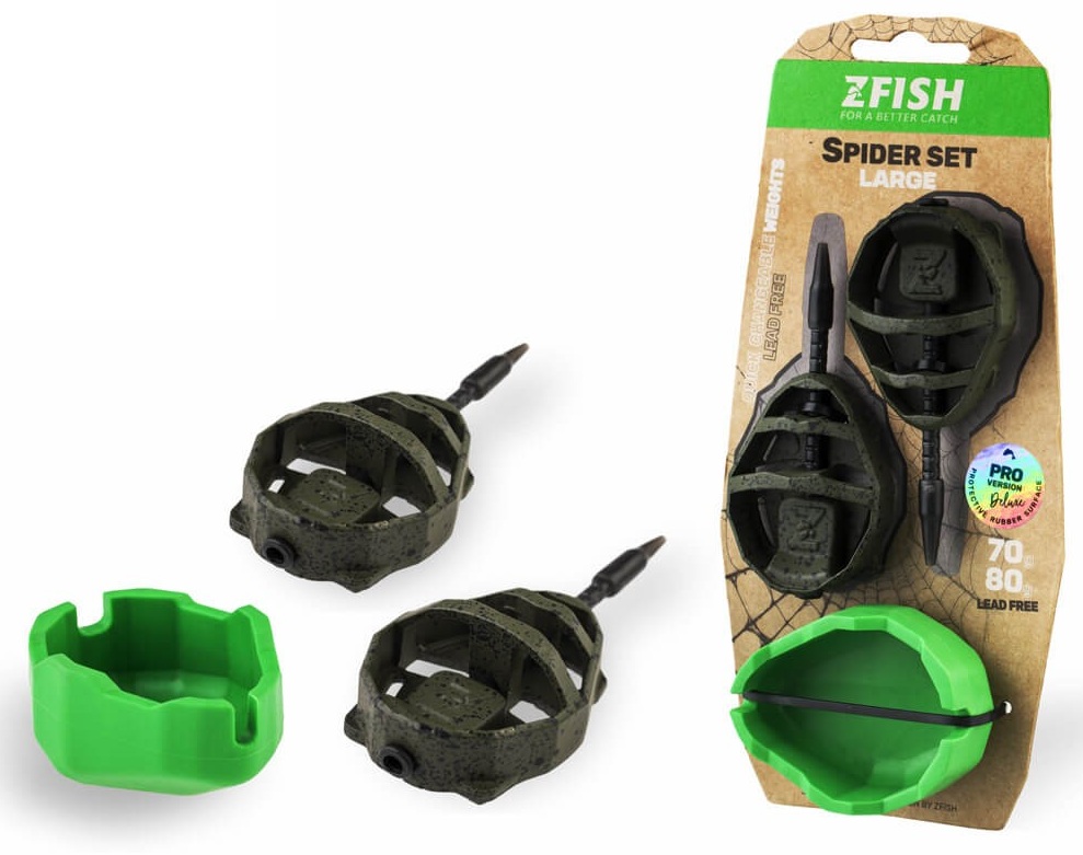 E-shop Zfish súprava method feeder spider large set 70 + 80 g + formička