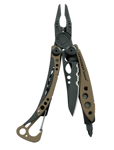 Leatherman nôž multitool skeletool coyote tan