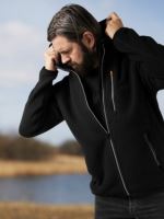 Geoff Anderson Mikina s Kapucňou Teddy Čierna (1)