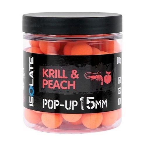 Shimano Plávajúce Boilie Isolate Pop-Up Krill Peach Fluoro Orange