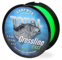 Carp´R´Us Vlasec Total Crossline Cast Green 300 m - Priemer 0,25 mm / Nosnosť 4,5 kg