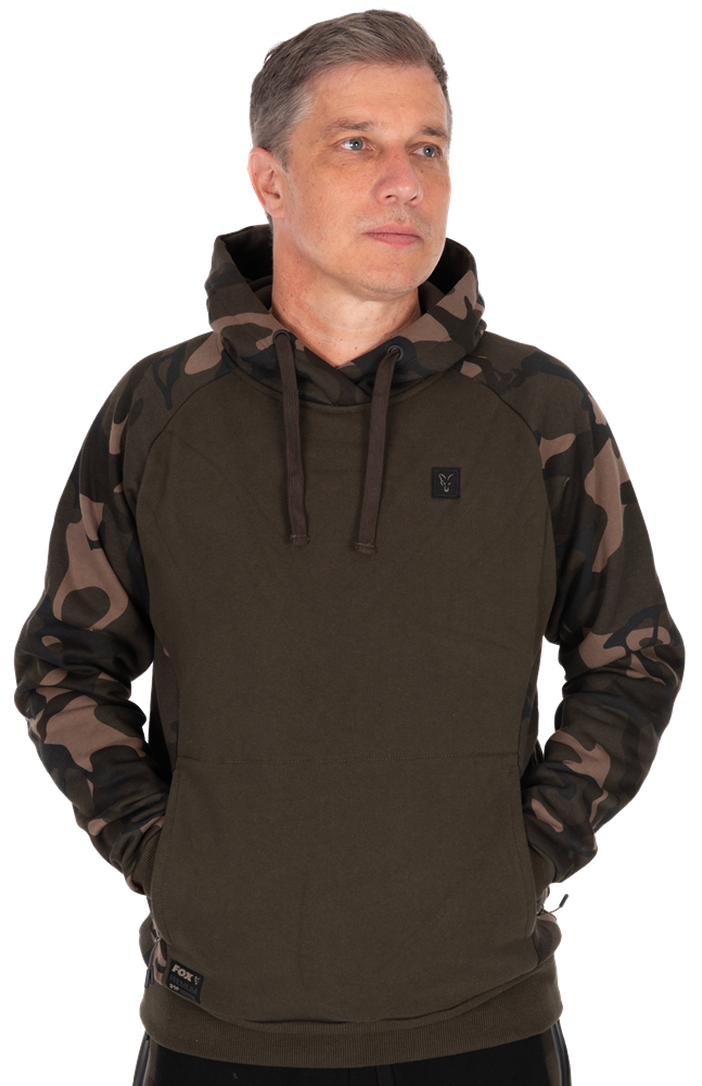 E-shop Fox mikina khaki/camo pullover premium 310 hoodie - l