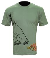 Zfish Tričko Boilie T-shirt Olive Green-Veľkosť XL