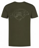 Korda Tričko One Liner Tee Olive - XXXXL