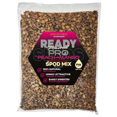 Starbaits Zmes Spod Mix Ready Seeds Pro Peach Mango