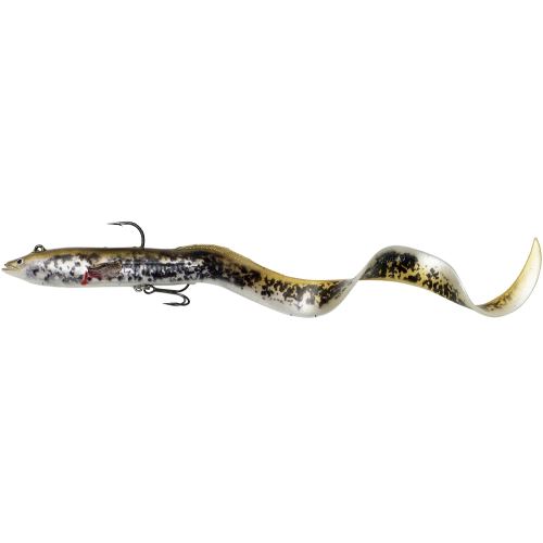 Savage Gear Gumová nástraha Real Eel 30 cm 80 g Olive Pearl 1ks