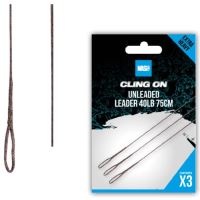 Nash Montáž Cling On Unleaded Leader 75cm 40 lb 3 ks Nash Montáž Cling On Unleaded Leader 75cm 40 lb 3 ks